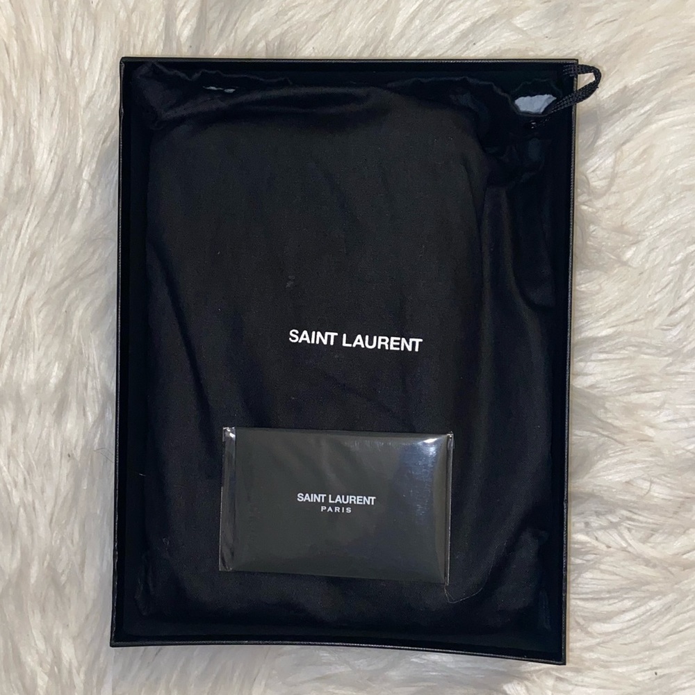 YSL Saint Laurent Monogram Chain Wallet - Picture 8 of 9
